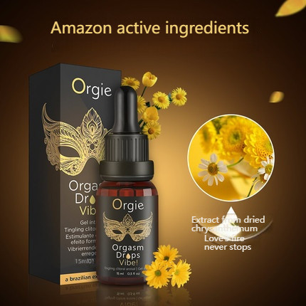 Orgie Portugal imported small gold bottle women's jumping pleasure enhancement liquid 15ml