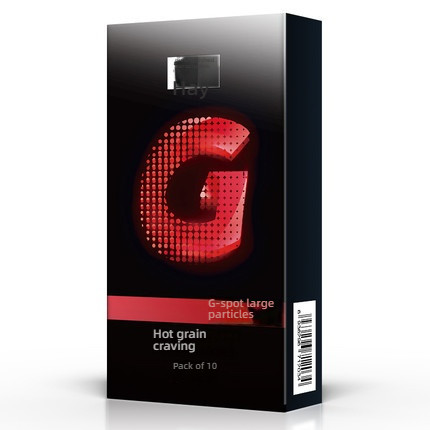 Gentleman G-spot Large Particle Series Condom Medium 10 Pack