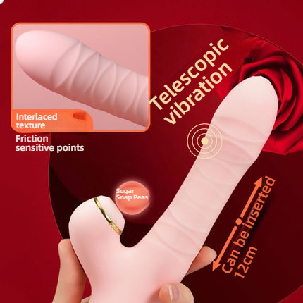 ZALO suction telescopic dancing rose shock stick