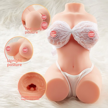 COC Big and Small sisters Blossom Crispy Breast Honey Peach Hip Half length Doll 7 kg