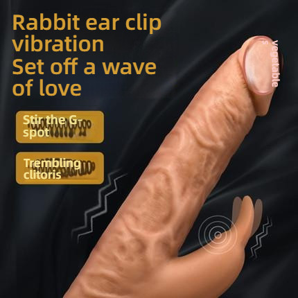 Male god Reagan rabbit ear alien simulation penis, available in large, medium, and small sizes