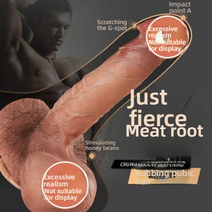 COC Round Giant Testicular Thickened Base Impact Manual Simulation dildo