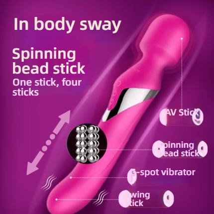 Yuejiaren Twisted into Body and Turned Beads AV Shocking Stick