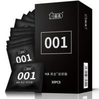 Gentleman Black Gold 001 Hyaluronic Acid (Black) 30 pieces/box