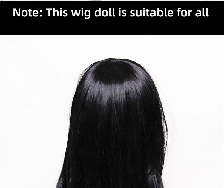 Inflatable doll wig