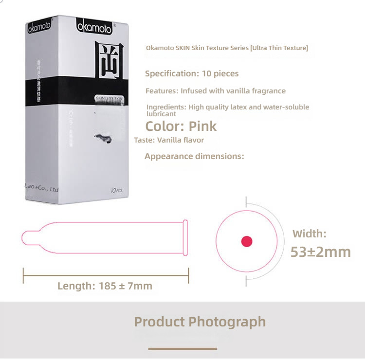 Okamoto SKIN series condoms 3/12 pack