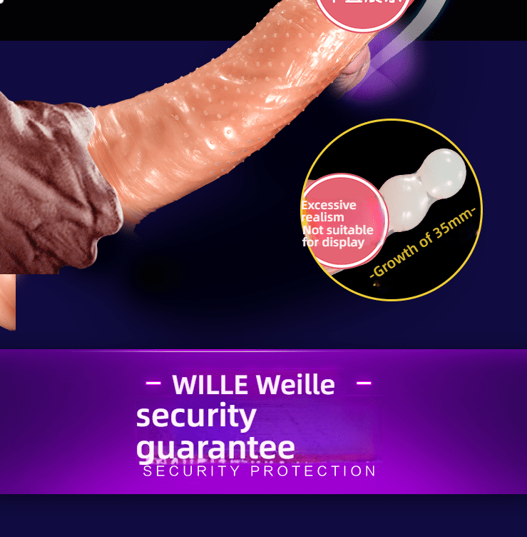 Weille Double Pearl Wolf Teeth Condom