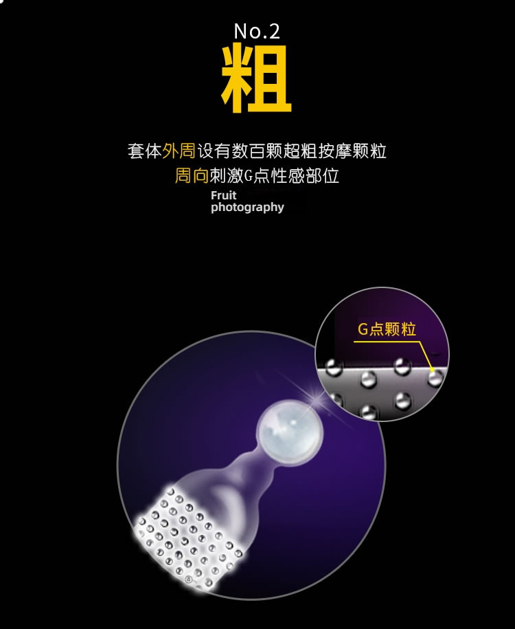 Weille Soft Bead G-spot Condom Medium 2/7 Pack