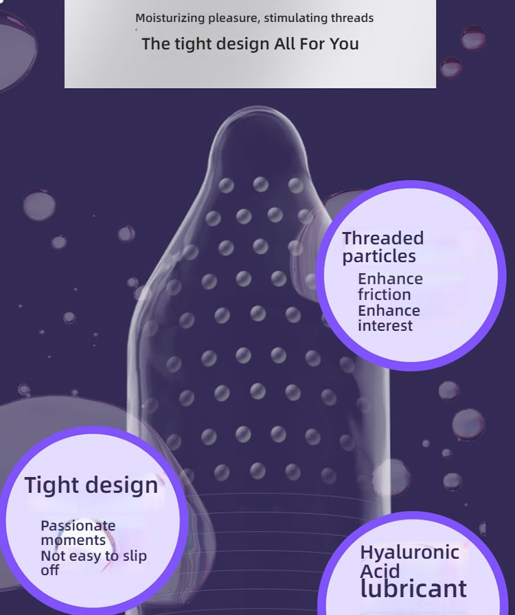 Shang Brand Hardcore Full Range Stimulating Hyaluronic Acid Condom Set of 10