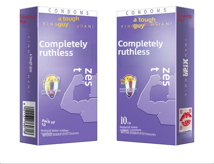 Shang Brand Hardcore Full Range Stimulating Hyaluronic Acid Condom Set of 10