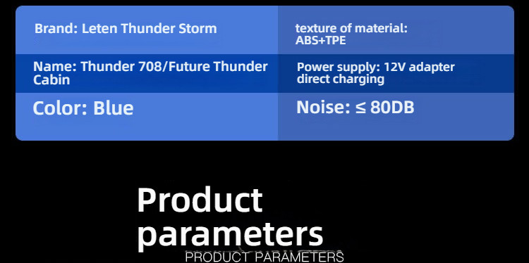 Thunder 708 Future Cabin Fully Active Drying, Heating, Stretching, Sucking, Pronunciation, Airplane Cup