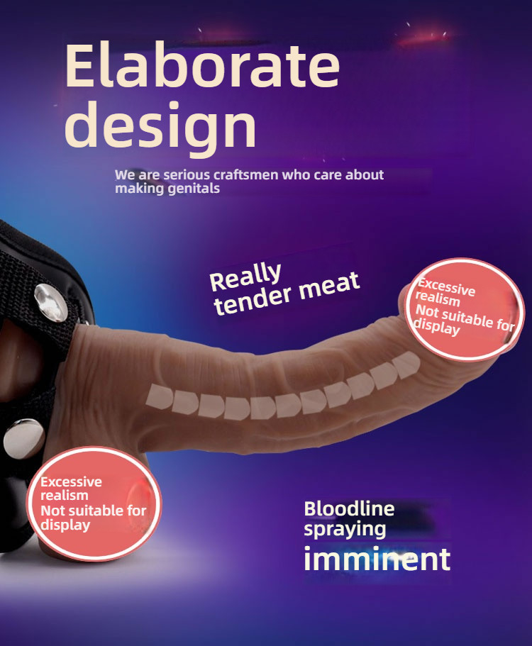 TSN 360 ° Twisted Upward Twisted Male Female Wearable dildo