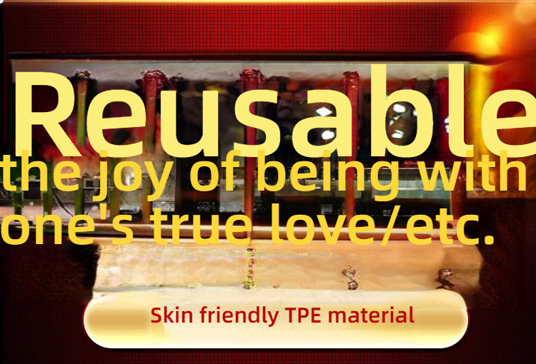 Pleasing self-lubricating white jade condom (making her scream), thickening and increasing penis condom