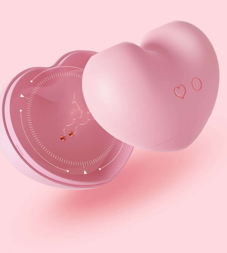 SVAKOM Swakon Peach Dolphin Heart shaped Tongue Licking Sucker