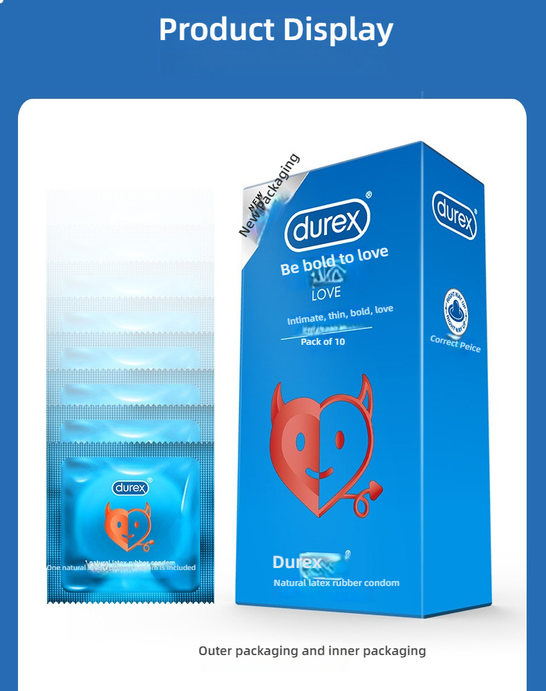 Durex Love Brave Love Bar Condom Medium 3/10 Pack