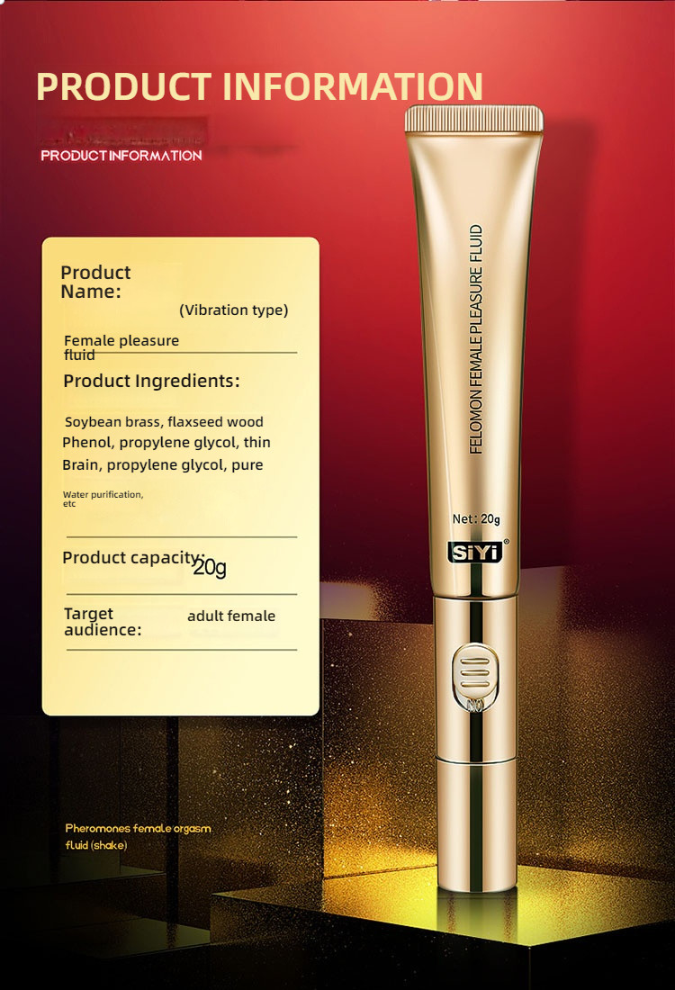 SIYI Electric High Tide Liquid Clitoral Massage Apply Stimulating Plant Extract Shocking Pleasure Liquid 20g