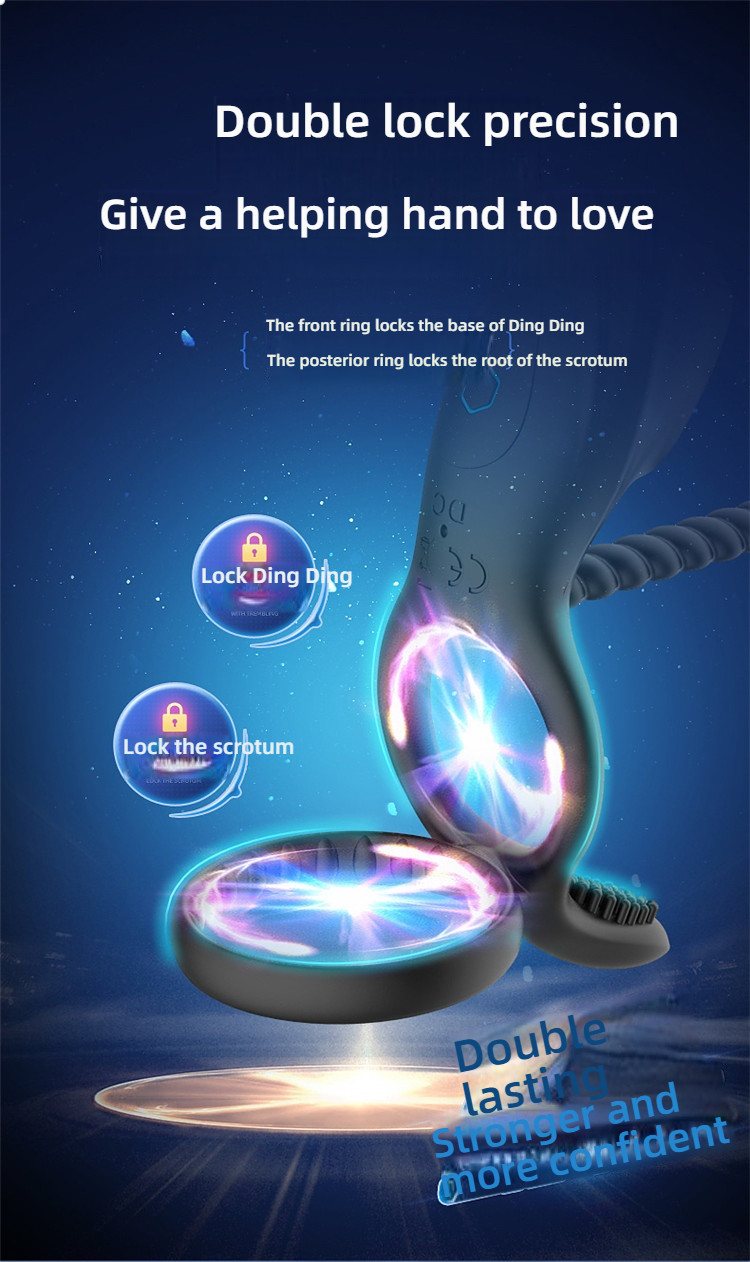 Secwell male shock couple resonance lock ring