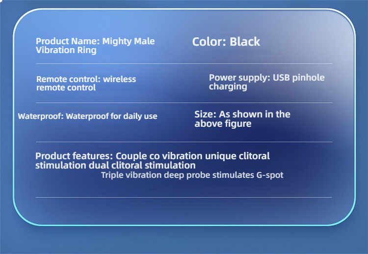 Secwell male shock couple resonance lock ring
