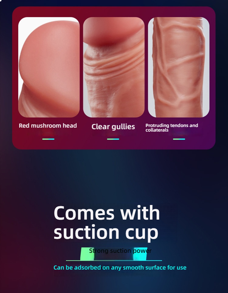 COC Yin anal simultaneous insertion front and back pincer with suction cup double headed penis