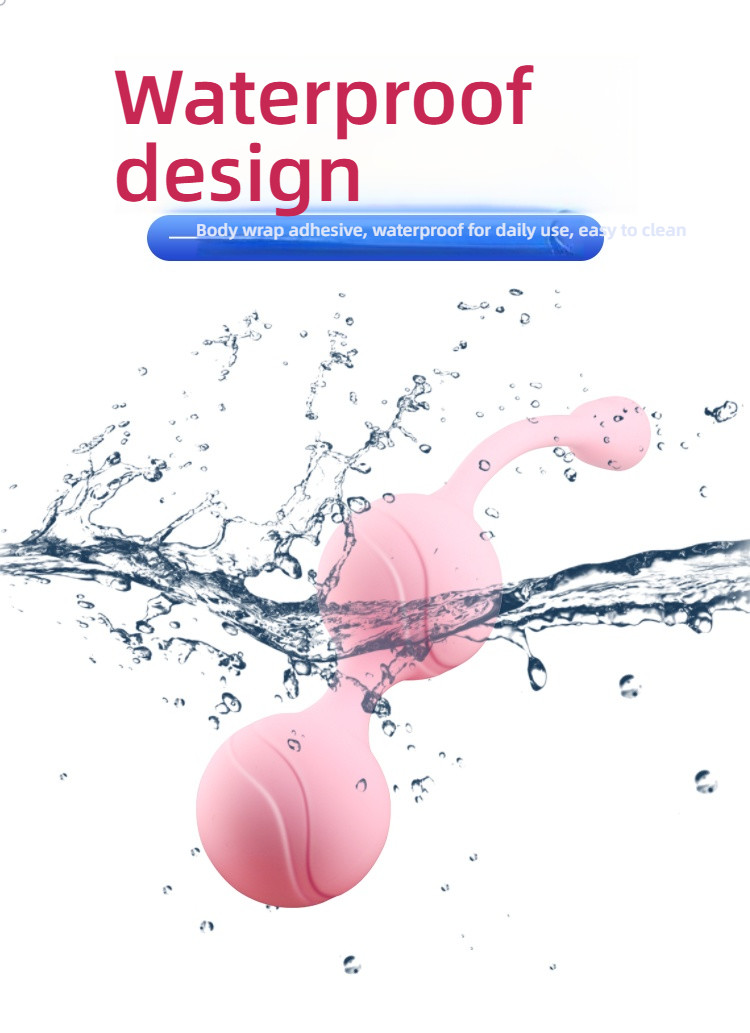 Yunman Lulu Double Shock Vaginal Exercise Ball with Remote Control and Shock Function