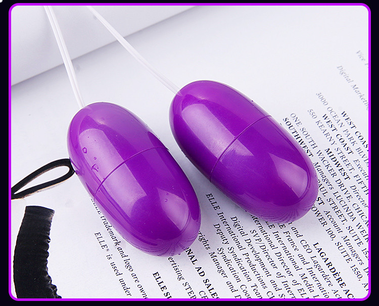 Mysterious Girl's Name Double Jumping Egg USB Purple