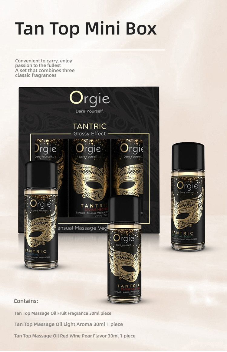 Orgie Tantric Sensual Tantra flirting original imported massage oil