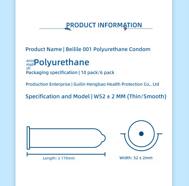 Beilile Polyurethane 001 Ultra Thin (10 Pack)