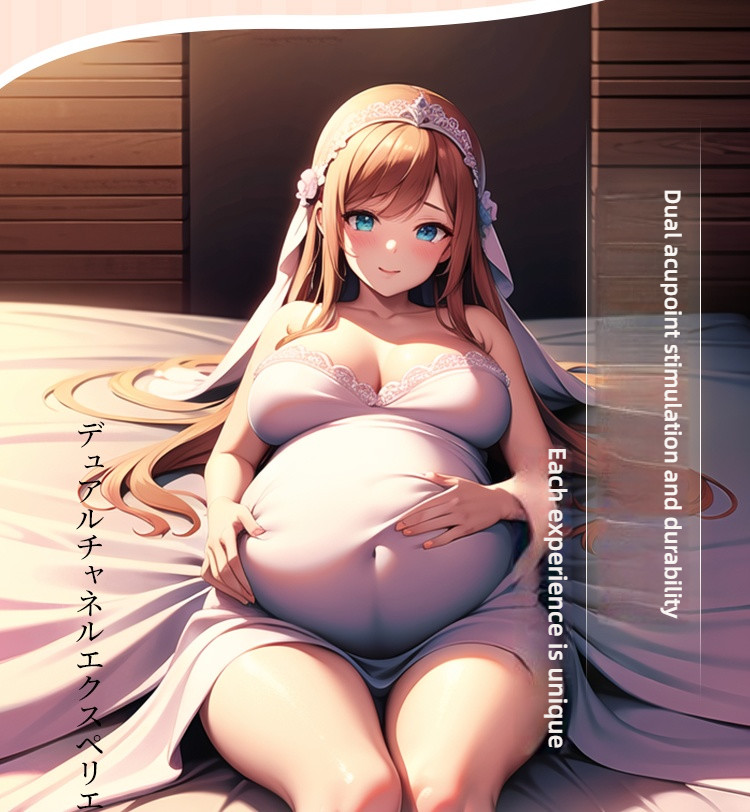 Enjoying the bride's flower wedding and pregnancy experience with a beautiful chest accessory