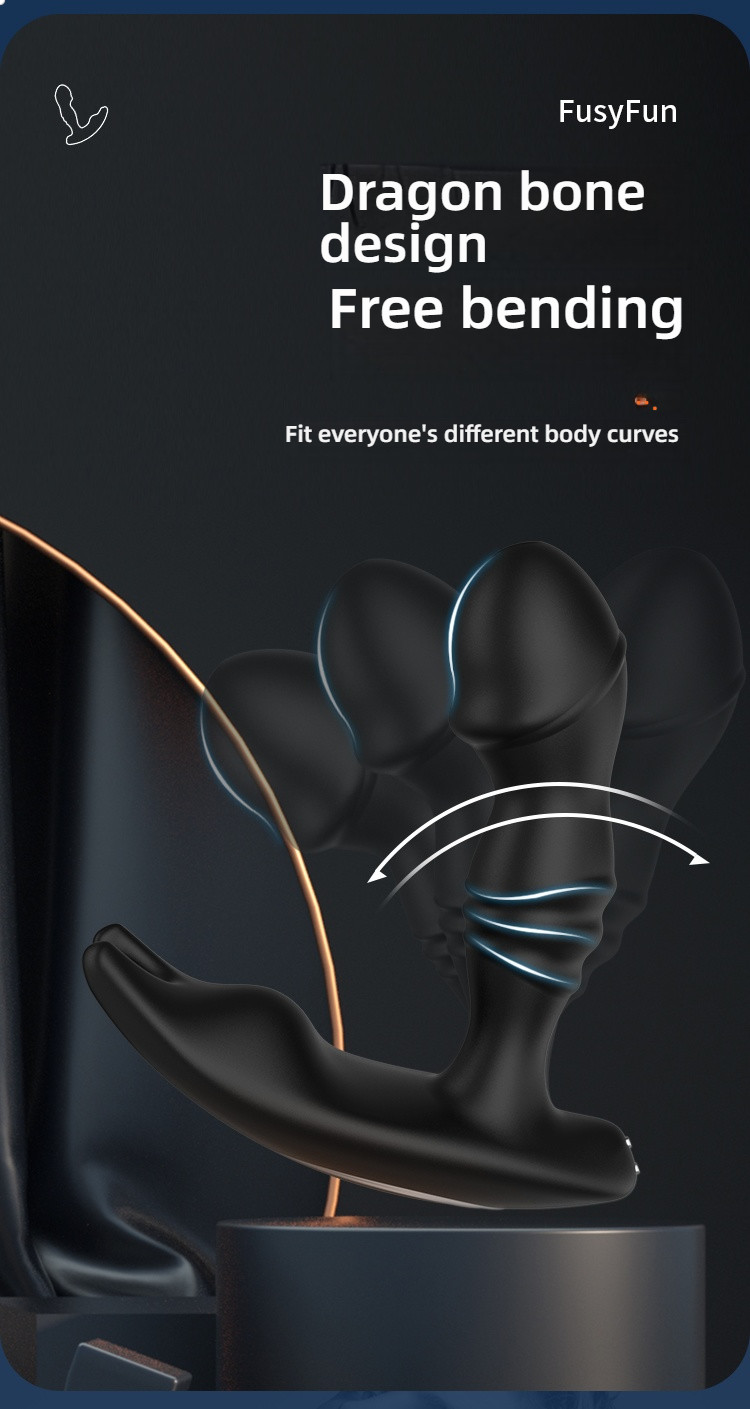 FusyFun continuously variable transmission shakes prostate stimulation in black