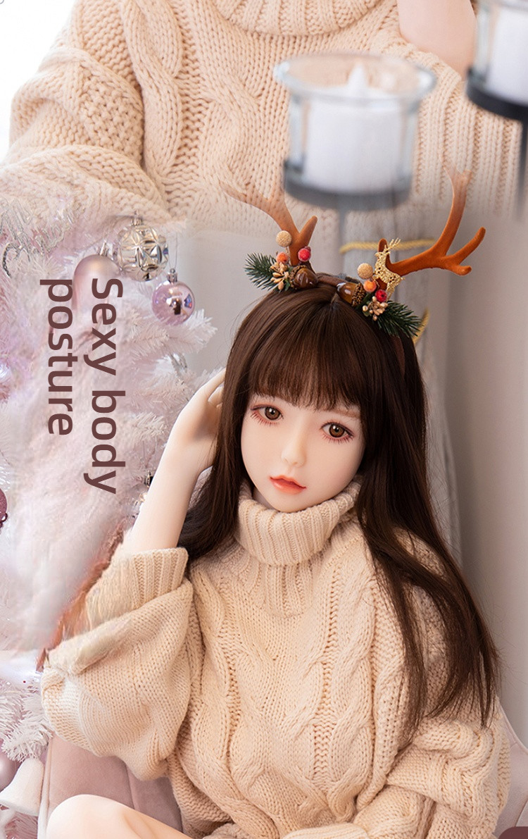 Love Beauty Deer Pinch Suck Pronunciation Jelly Chest Solid Doll 140cm