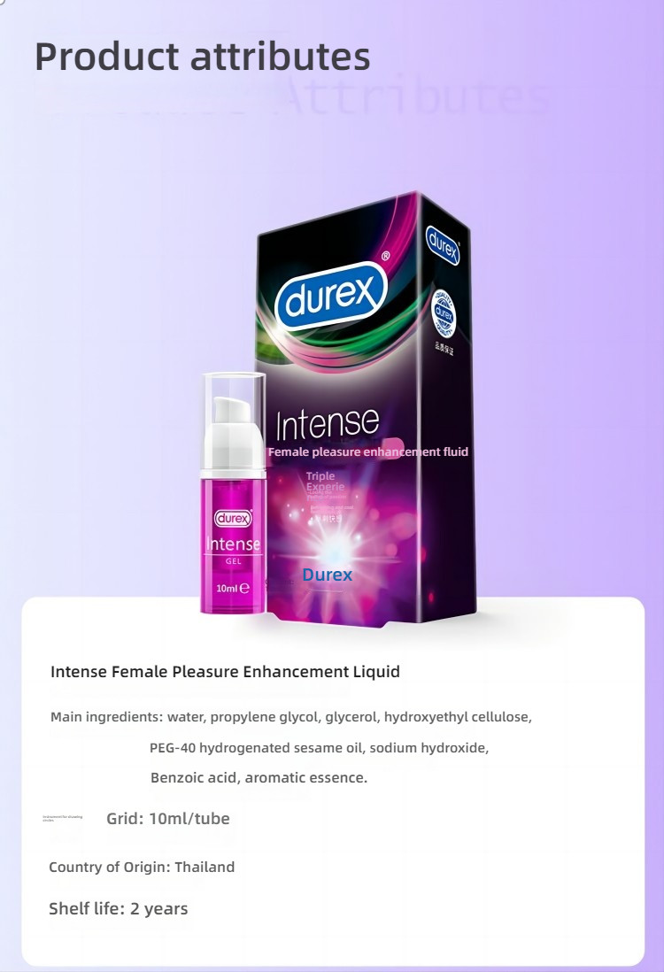Durex Seductive Female Pleasure Enhancement Liquid Clitoral Stimulation 10ml
