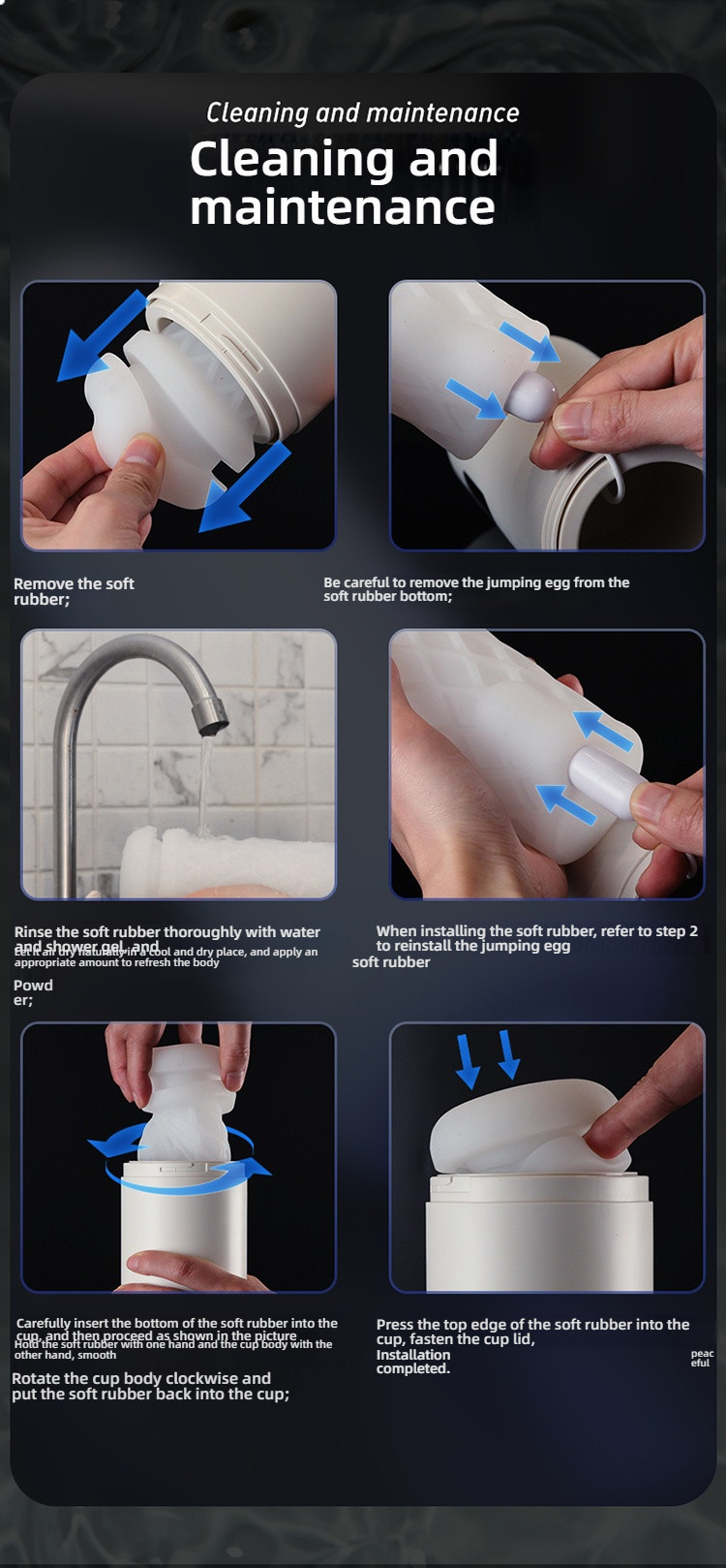 OMYSKY Mechanical Ji Heating Stretching Shocking Airplane Cup