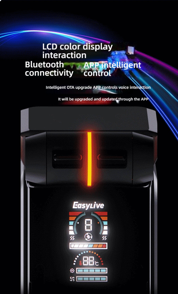 Easy Live No8 APP intelligent control cloud voice package telescopic heating airplane cup