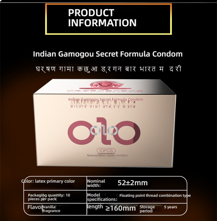 OLO Indian Gamogou Secret Formula Condoms 10 Pack