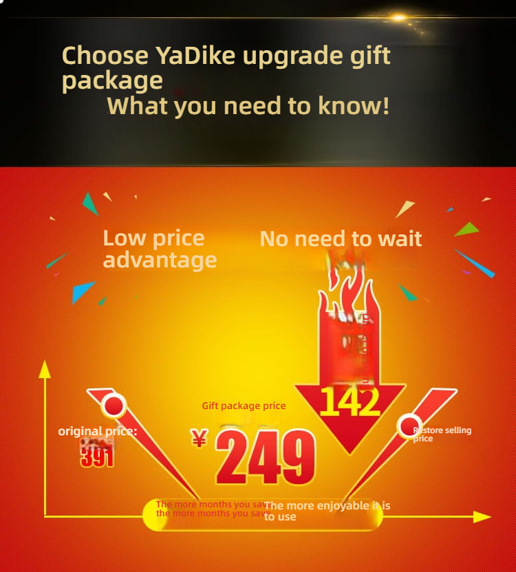 YaDiKe spray gift package 4ml buy one get five free experience gift package