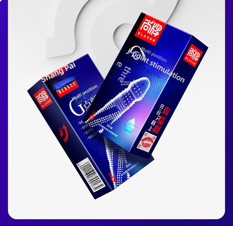 Shang brand multi position G-spot stimulation condom set of 10 pieces