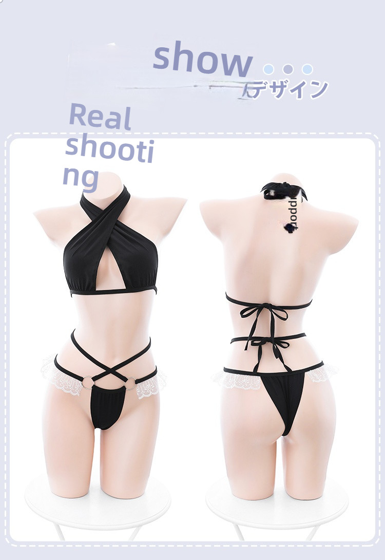 Fei Mu Pure Desire Temptation Cross Lace Three Point Style