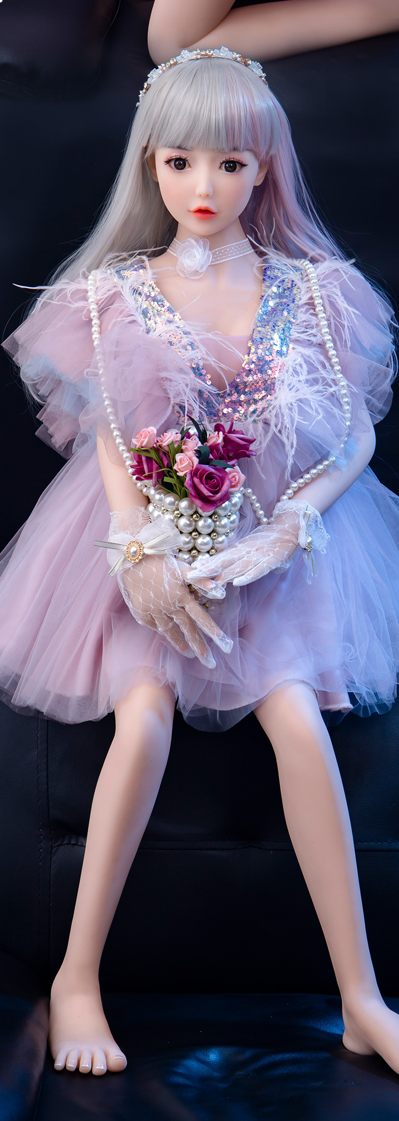Cute little girl - Mengna (XT001 (size 6)) solid doll 125cm full TPE cartilage version+mouth love+voice+heating