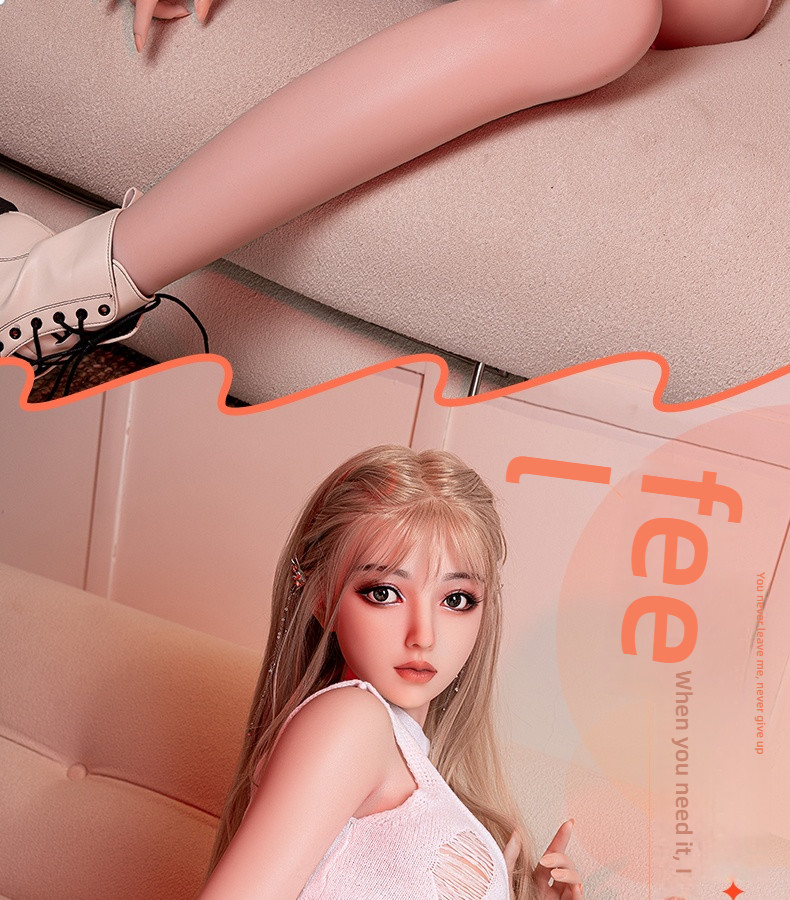 Enchanting Sister - Erlan G005 (Y18) Solid Doll 158cm+Silicone Head Hair Transplant+Mouth Love+Mouth Love Sucking+Sound 