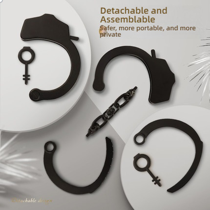 RoomFun restrained alloy handcuffs black