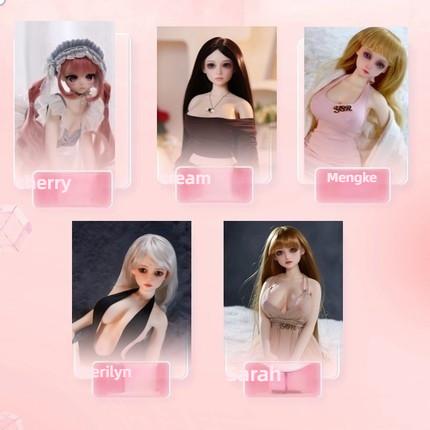 Physical doll 60cm all silicone figurine cute/creamy/Sarah/Sherry/Cherry (note figurine name when placing order)