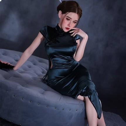Physical Doll Faint Yellow Ermis Nianjiao (G023) (158cm Silicone Head Hair Transplant+Oral Love+Private Clamping+Sound P